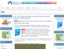 Tablet Screenshot of multifaiths.com